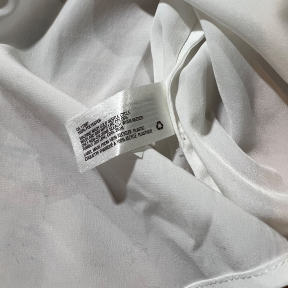 GAP Short Sleeve Dolman Henley Top - Optic White Size XS - Picture 2 of 5